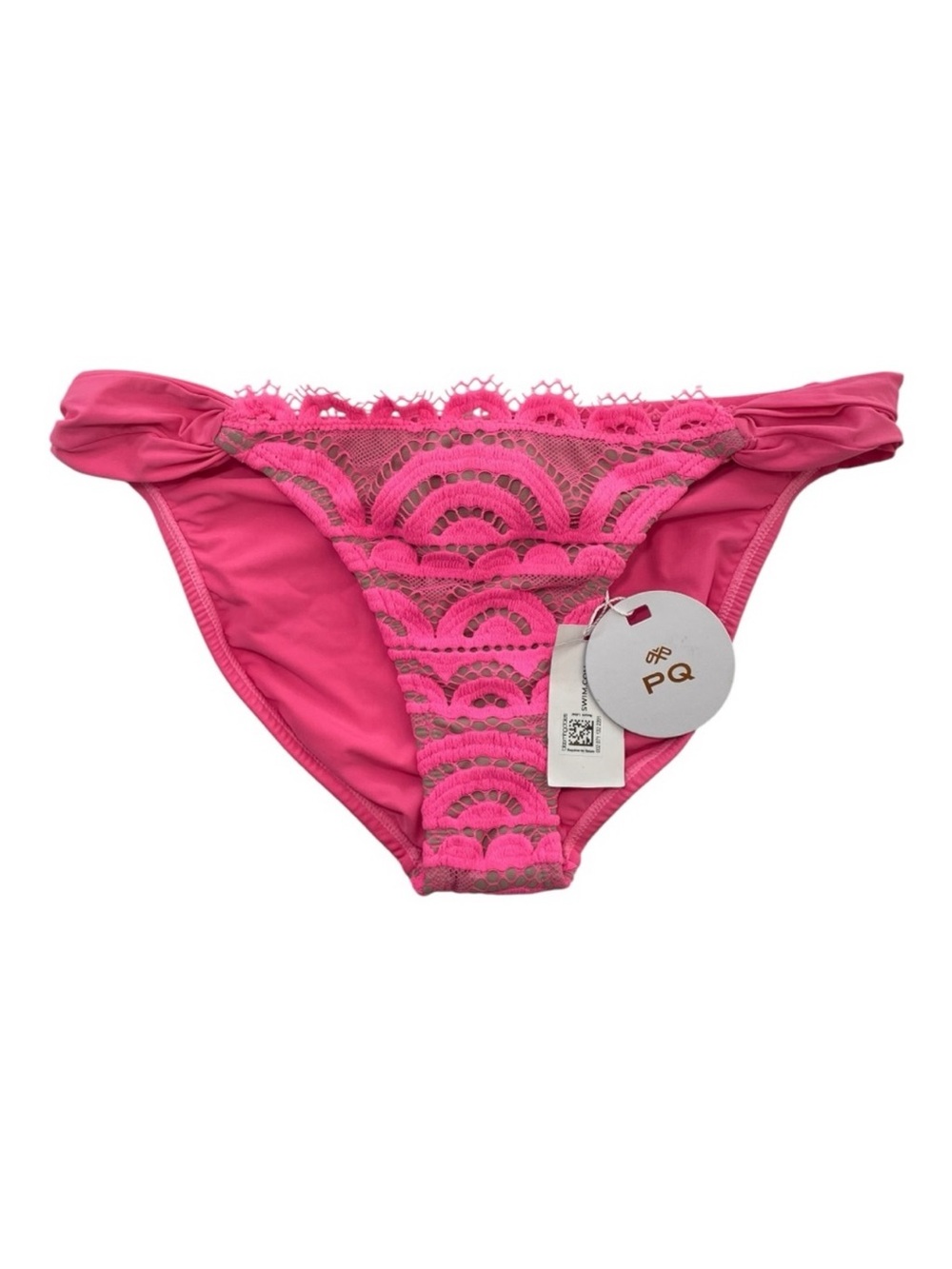 PQ Swim Fanned Lace Bottoms in Tulip
